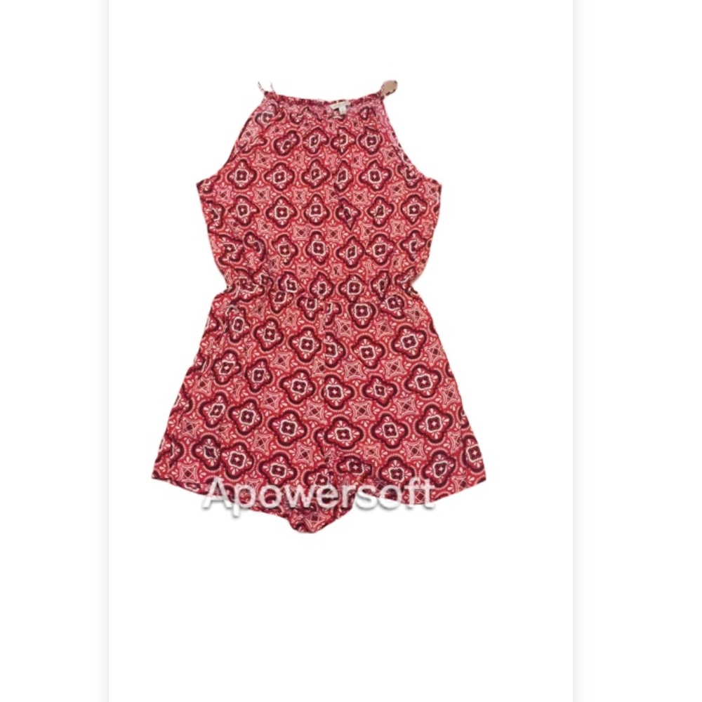 Summer SALE GARNET Black sleevesless  Romper